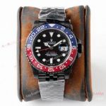 GS Factory Rolex Blaken GMT-Master II Black Case Pepsi Bezel Watch